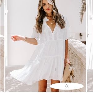 NWOT Vici Yolanda cotton eyelet babydoll dress